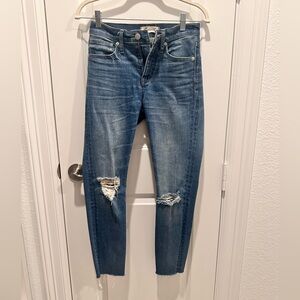Madewell Blue Ankle Cropped Jeans